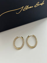 Serenity Crystal Hoops