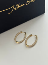 Serenity Crystal Hoops