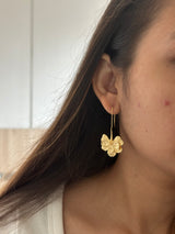 Vintage Flower Drop Earrings