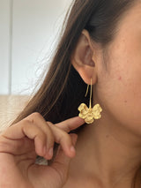 Vintage Flower Drop Earrings