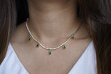 Stella Green Stone Necklace