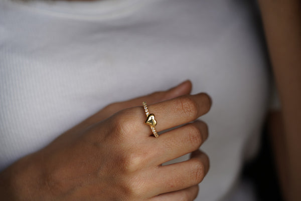 Daintiest Heart Ring