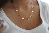 Sun & Moon Charm Choker