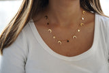 Sun & Moon Charm Choker