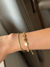 Dainty hearts Stackable Layered Bracelet