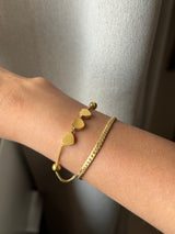 Dainty hearts Stackable Layered Bracelet