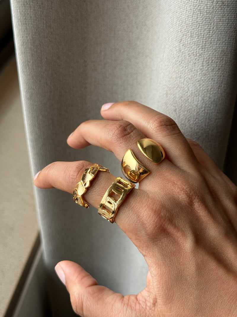 Gold Cuff Ring