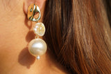 Drop Pearl Shell Earrings