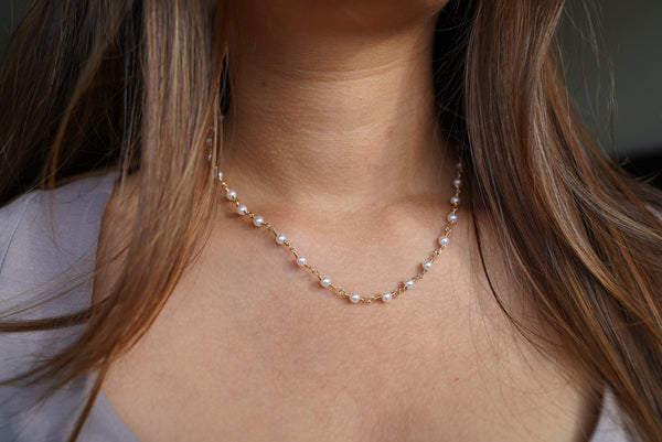 Dainty Pearl Chain