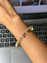 Dainty Ruby Cuff