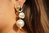 Drop Pearl Shell Earrings