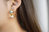 Turquoise Gemstone Stud