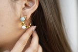 Turquoise Gemstone Stud