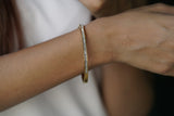 Minimal Diamond studded Cuff