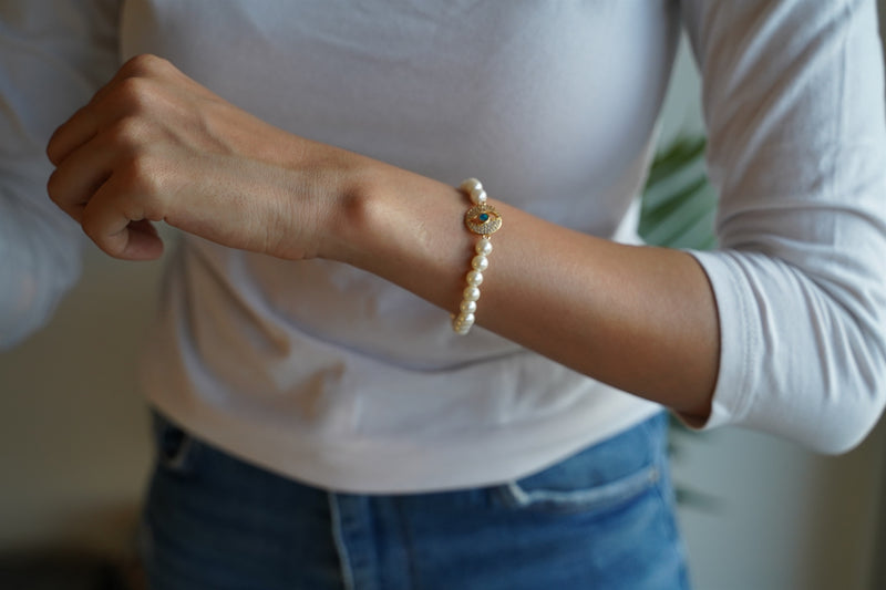 Round Pearl Bracelet