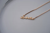 Personalized Cursive Name Necklace