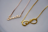 Customized Infinity Name Necklace