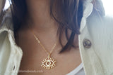 Sunshine Evil Eye Necklace