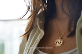 Sunshine Evil Eye Necklace