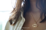 Sunshine Evil Eye Necklace