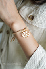 Sunshine Evil eye bracelet