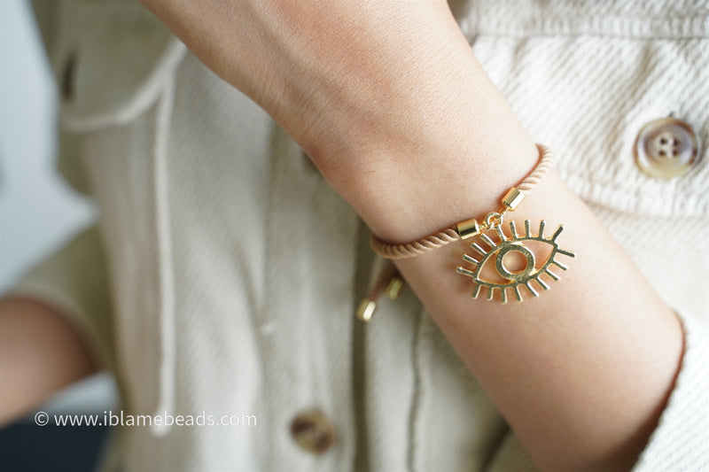 Sunshine Evil eye bracelet