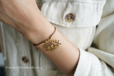 Sunshine Evil eye bracelet