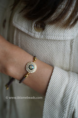 Circular Studded Evil Eye