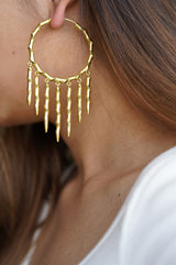 Twisted Tassel Earring