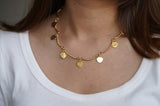 Statement Multi Heart Necklace