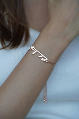 Arabic name bracelet India