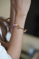 Rainbow Kids Name Bracelet