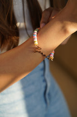 Rainbow Kids Name Bracelet