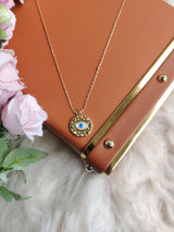 Contemporary Evil Eye Necklace