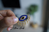 Egyptian evil eye necklace