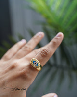 Jade Evil eye ring