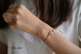 Minimal Evil Eye Bracelet