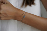 Dainty evil eye bracelet