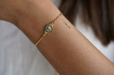 Egyptian evil eye bracelet