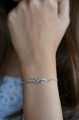 Evil eye charm bracelet