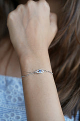 Mini evil eye bracelet