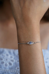 Mini evil eye bracelet