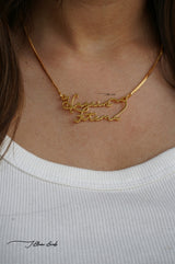 Personalized Double Name Necklace