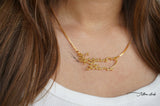 Personalized Double Name Necklace