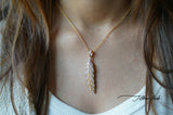 Ombre Leaf necklace