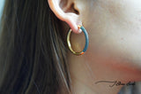 Studded Hoops earrings