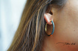 Studded Hoops earrings