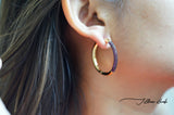 Studded Hoops earrings