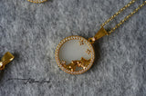 Zodiac pearl necklace