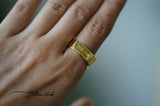 Mini Personalized engraved ring